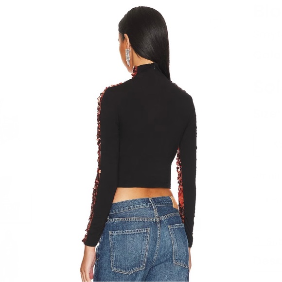 SMYTHE REVOLVE SEQUIN CROP TOP - Picture 11 of 15